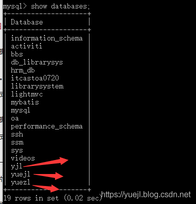 MySQL的数据库database(二)