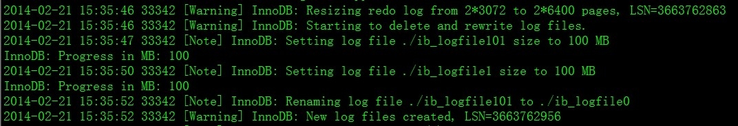 MySQL5.6更人性化修改redo log事务日志文件大小_redo log