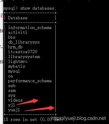 MySQL的数据库database(二)