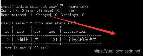 MySQL更新数据(七)