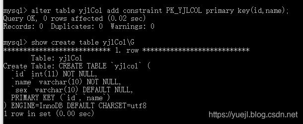 MySQL修改表结构(五)