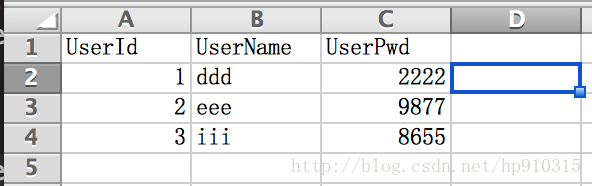 转载-用excel批量生成insert语句