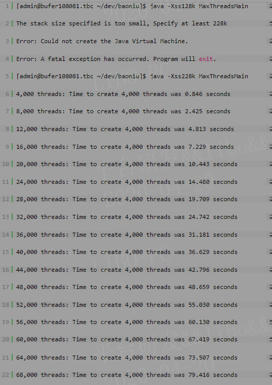 Java-技术专区-虚拟机系列-JVM最多能创建多少个线程: unable to create new native thread