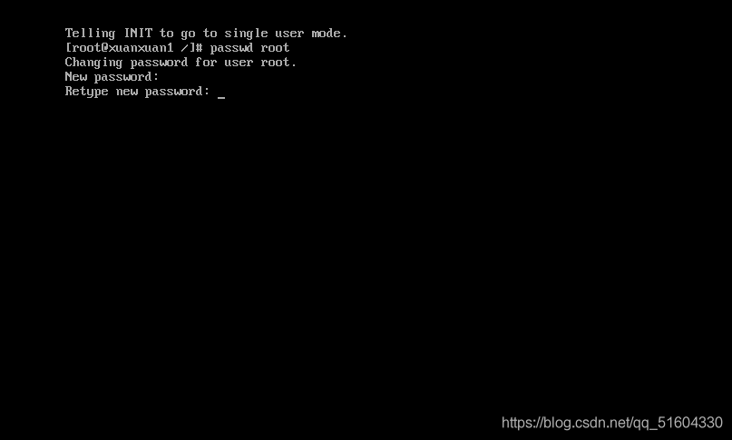 Linux——修改root用户密码