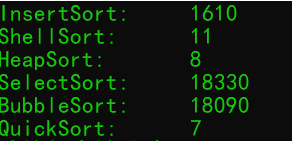 几种常见的排序算法