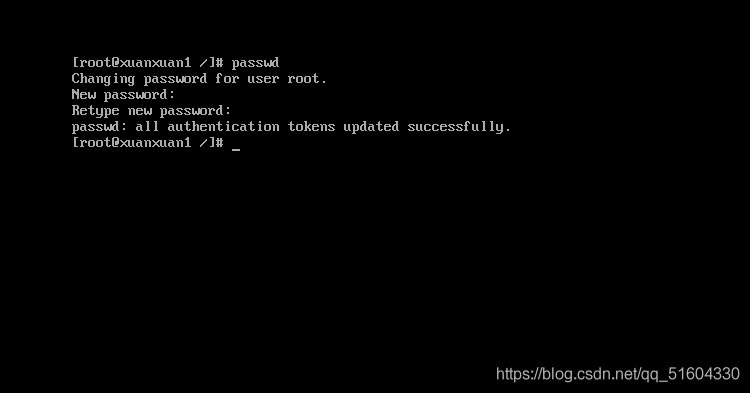 Linux——修改root用户密码