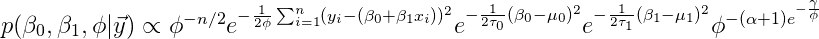 R语言Gibbs抽样的贝叶斯简单线性回归仿真分析_编程开发_11