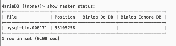 mariadb/mysql建立主从