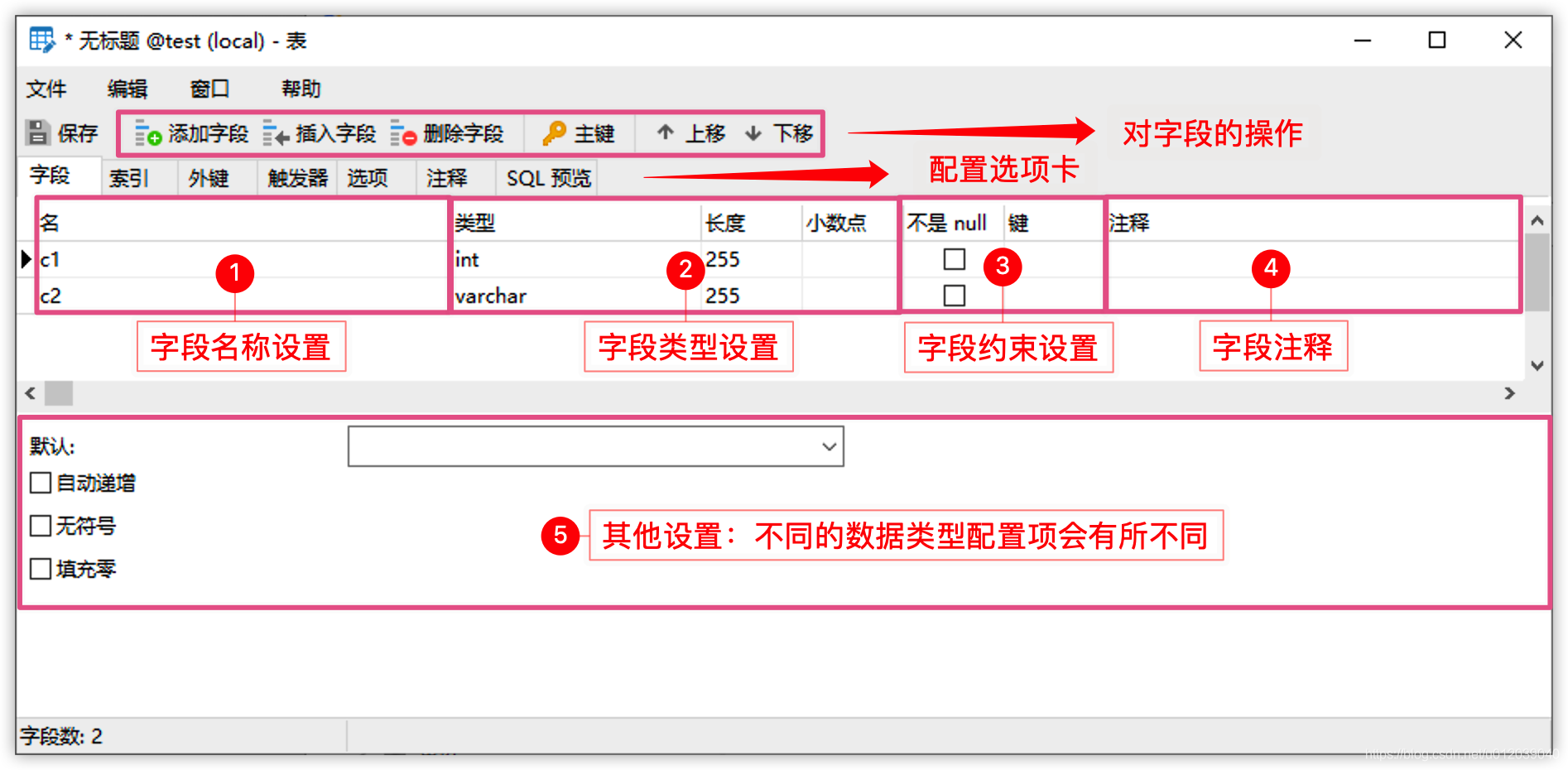 Navicat常用功能