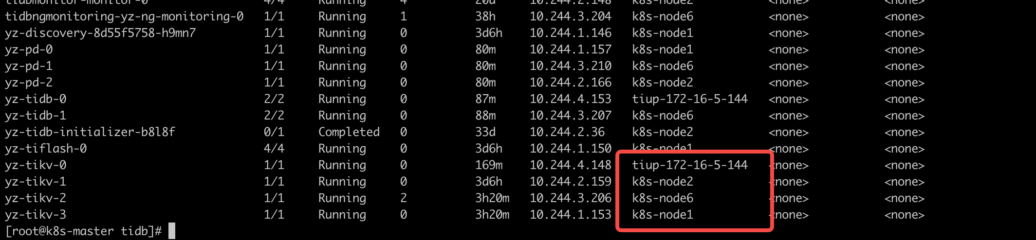 TiDB Operator高可用配置