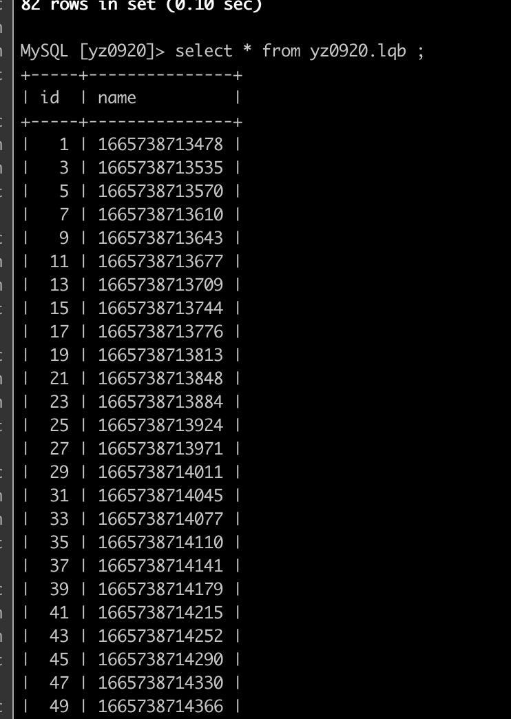 通过jmeter批量向tidb数据库进行不同数据类型压测