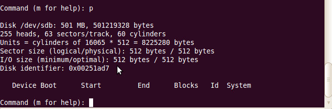 Linux的启动SD卡的格式化方法