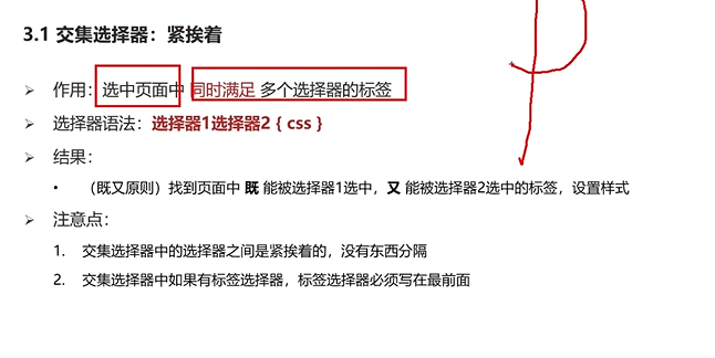 html+css实战69-04选择器-交集