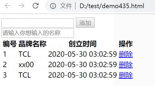 vue再读47-表格案例-添加按钮的响应