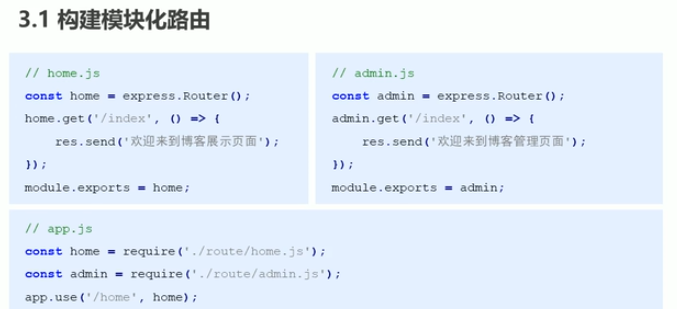 express学习5-构建模块化路由2