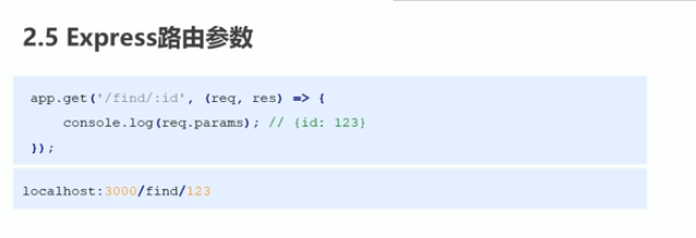 express学习9-express路由参数