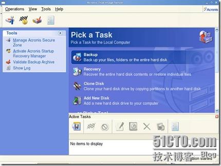 Acronis Server备份Linux系统