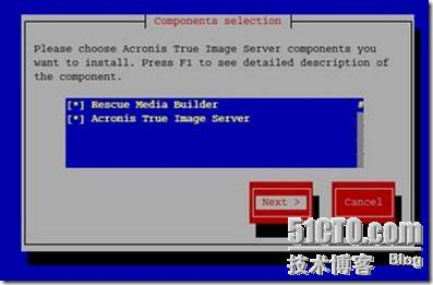 Acronis Server备份Linux系统