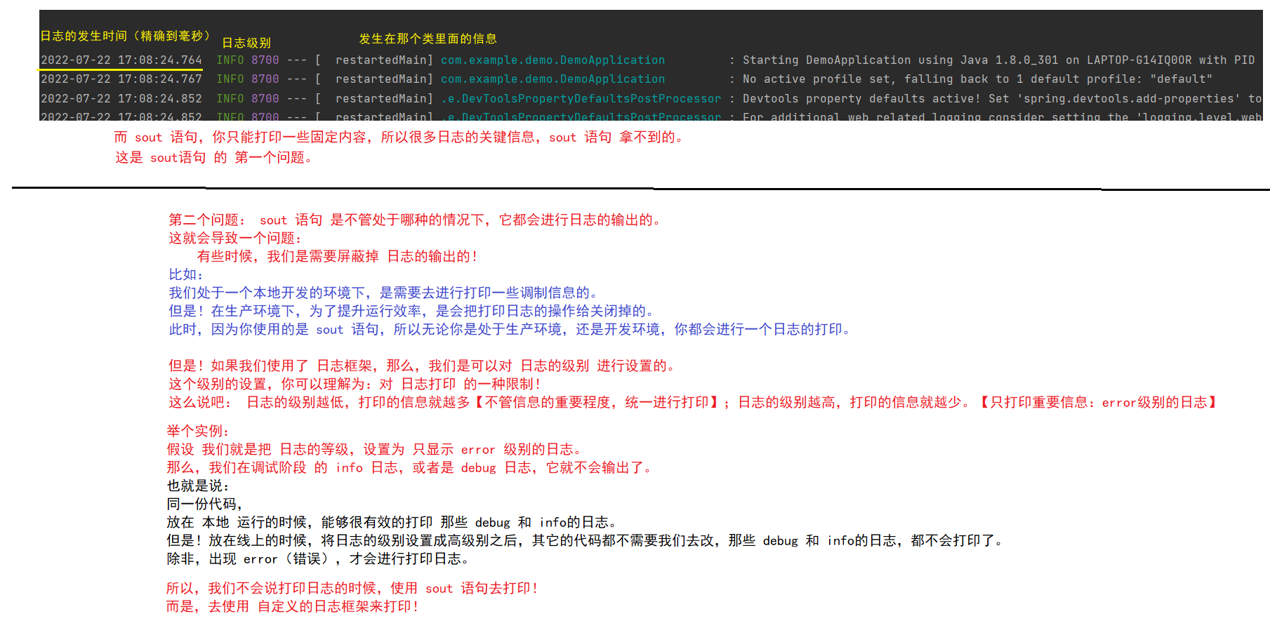 【SpringBoot】SpringBoot 日志配置、级别、持久化