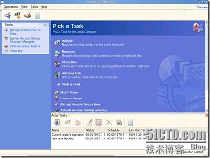 Acronis Server备份Linux系统