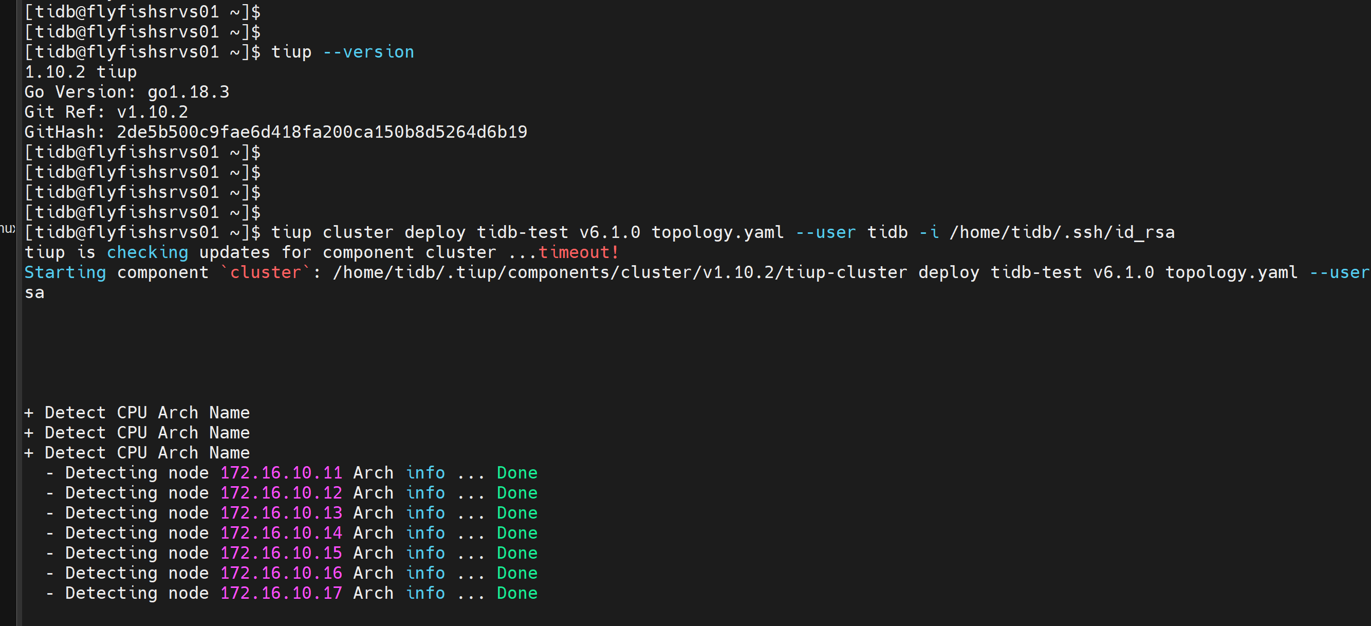 tidb6.1 实施部署最新版本