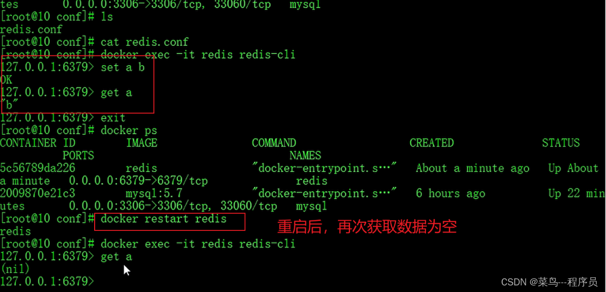 一文教会你如何在Linux系统中使用Docker安装Redis 、以及如何使用可视化工具连接【详细过程+图解】