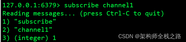 Redis6入门到实战------ 五、Redis的发布和订阅