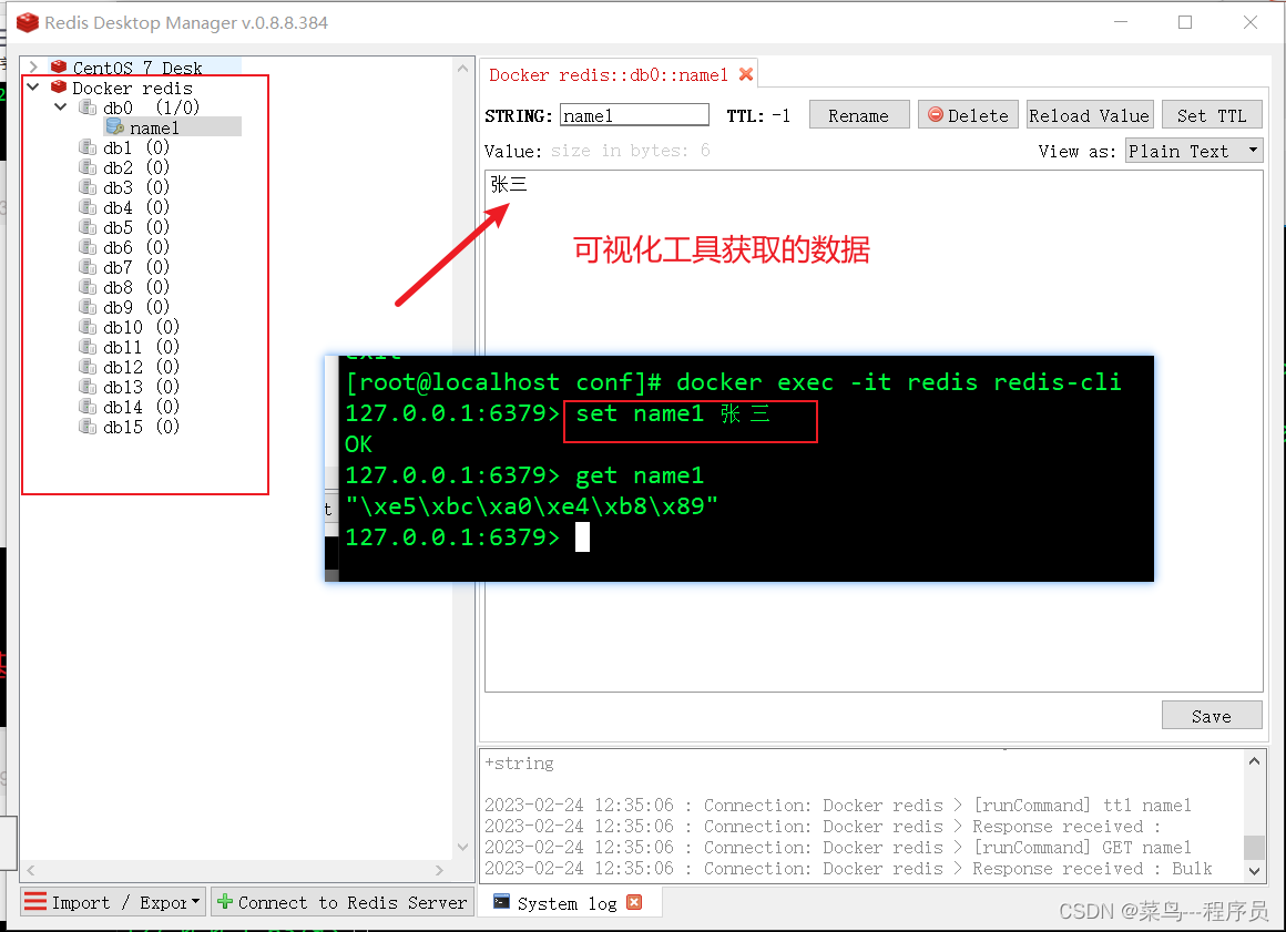 一文教会你如何在Linux系统中使用Docker安装Redis 、以及如何使用可视化工具连接【详细过程+图解】