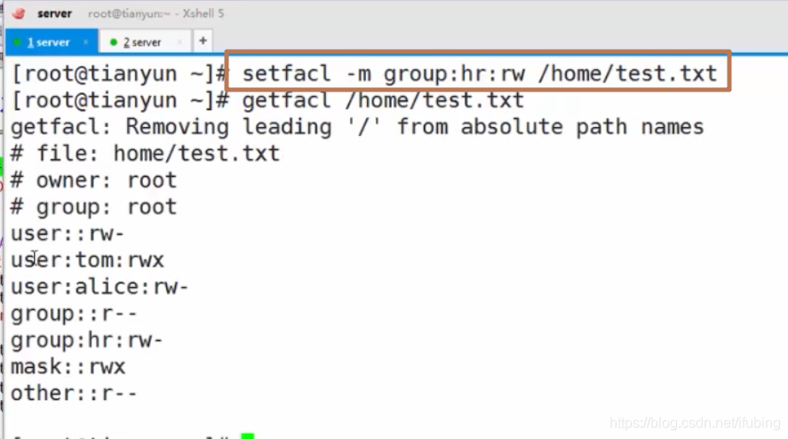 linux-facl权限入门-设置与查看facl权限_权限设置_11