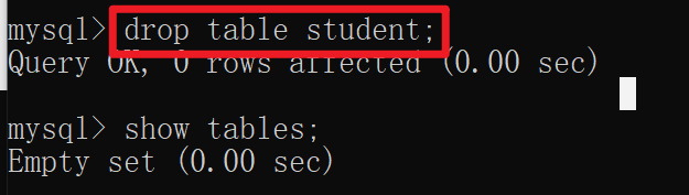 数据表的新建 修改 删除 mysql_数据库_05