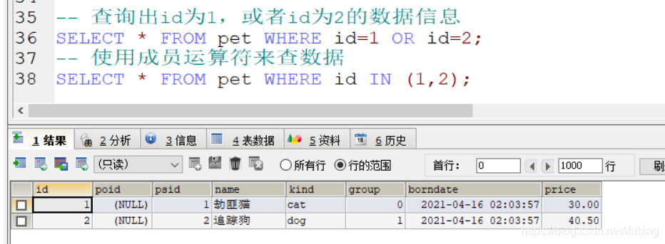 mysql 连接查询 子查询 备份 笔记_运算符_09