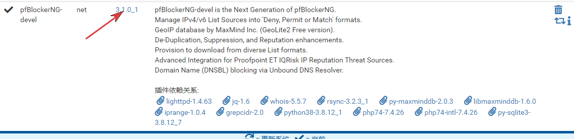 pfSense plus 22.01 pfBlockerNG插件汉化包