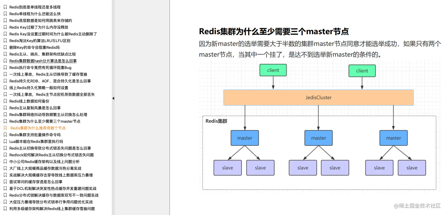 一线互联网大厂都是怎么面试Redis