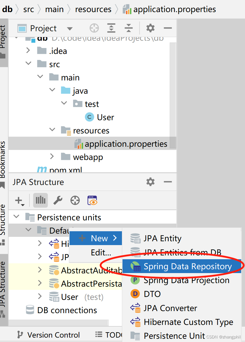 spring JPA整合hibernate，IDEA社区版，Java