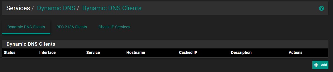 pfSense设置Cloudflare动态DNS