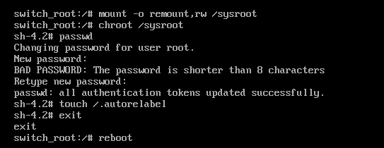 忘记了root密码！