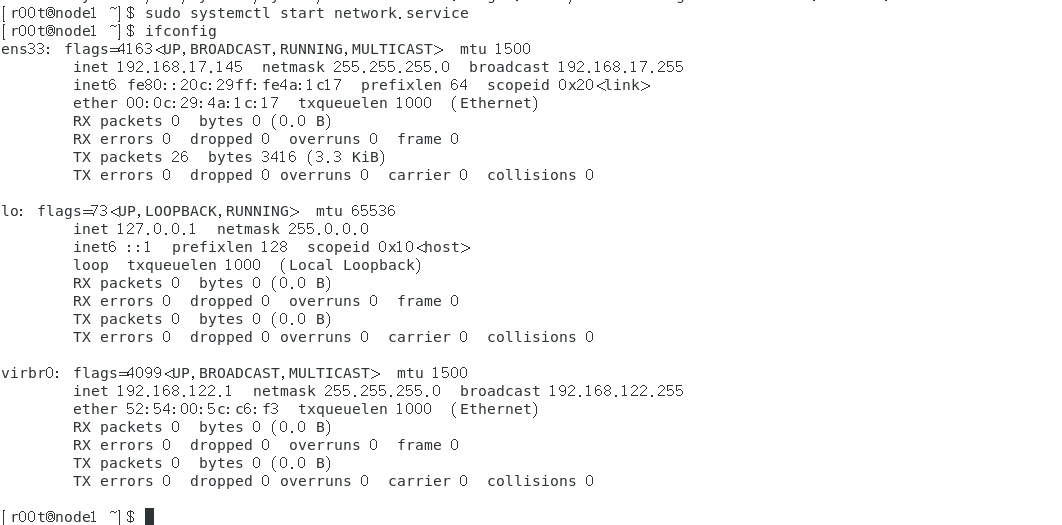 CentOS 7静态IP在主机重启后失效解决