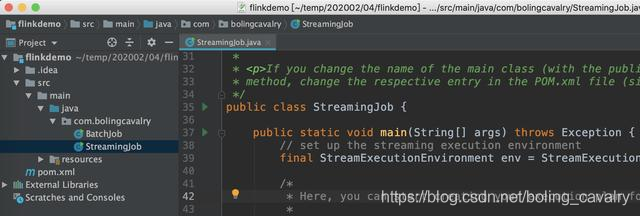 IDEA上运行Flink任务