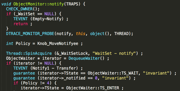 Java的wait()、notify()学习三部曲之一：JVM源码分析