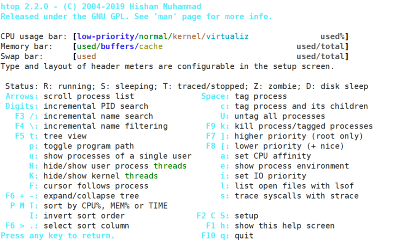 htop详解