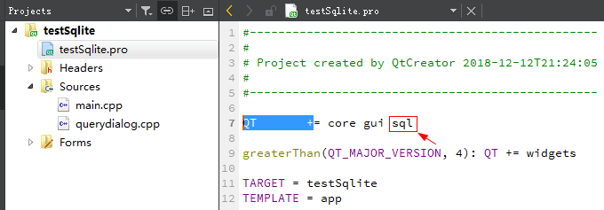 使用QT操作sqlite（1）--QT数据库连接