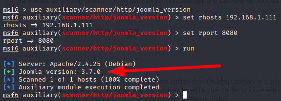 Metasploit6.0系列教程 -- 渗透Joomla网站