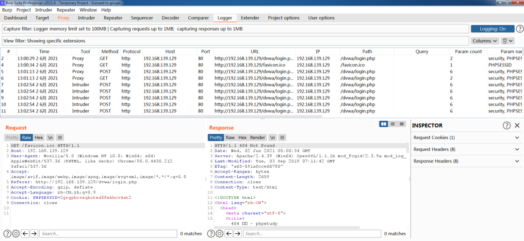 BurpSuite2021 -- Decode、Comparer、logger模块