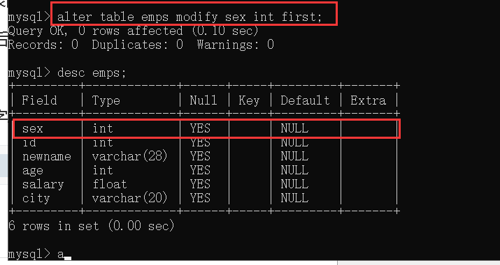 《MySQL入门很轻松》第4章：数据表的创建修改删除