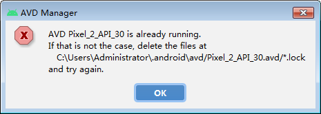 The Emulator process for AVD was killed Android Studio解决方法及心里历程和过程分析