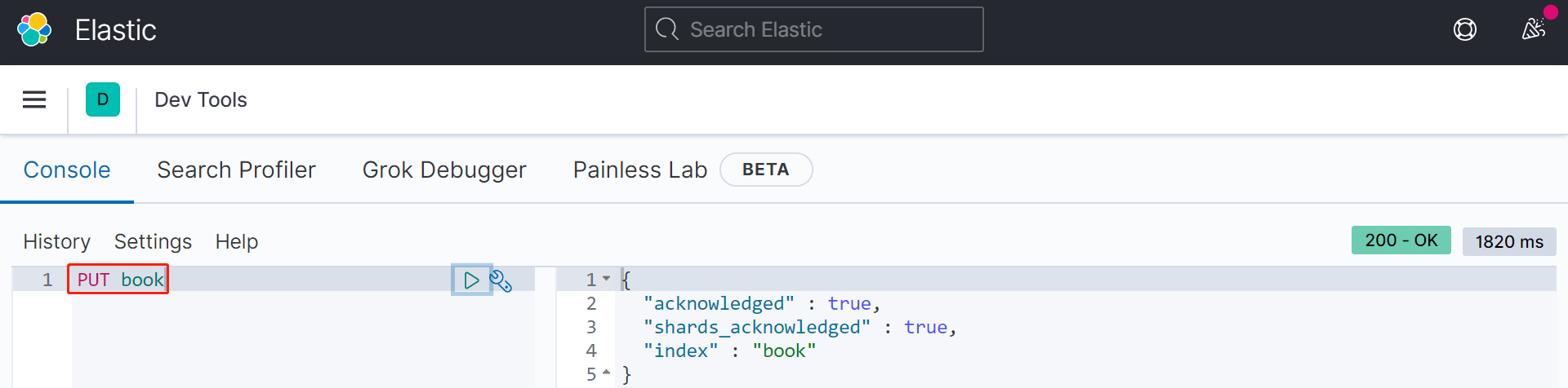 ElasticSearch索引基本操作