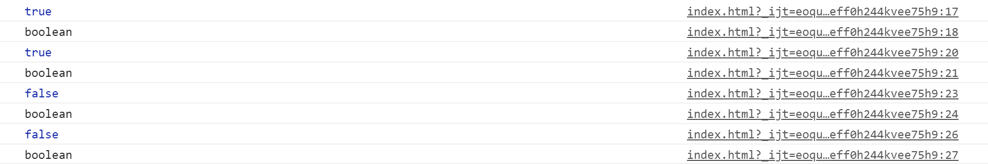 JavaScript-其它数据类型转换为布尔类型 JavaScript-其它数据类型转换为布尔类型