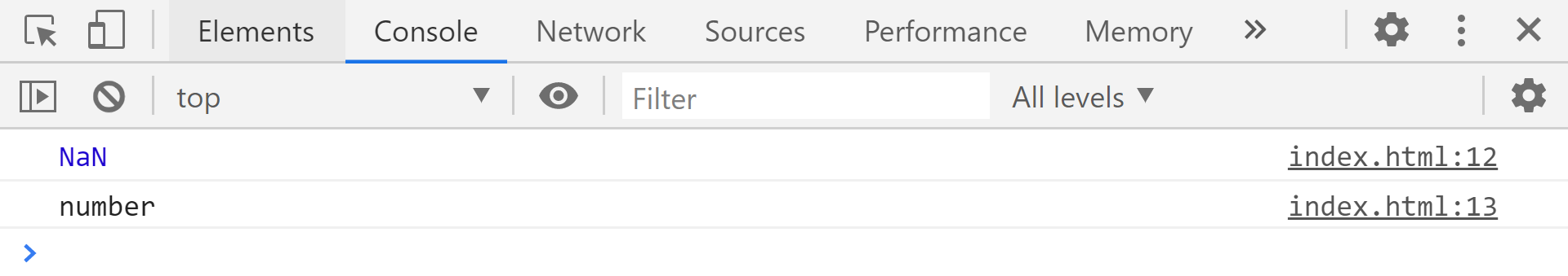 JavaScript中其他数据类型转换为数值类型