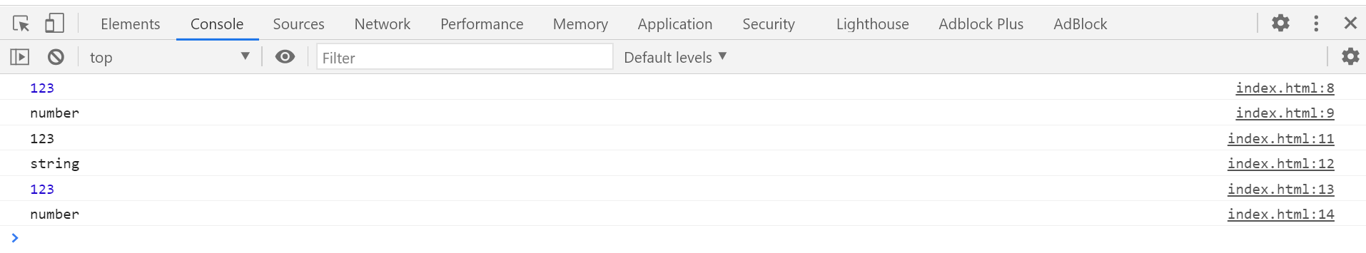 JavaScript中其他数据类型转换为字符串类型