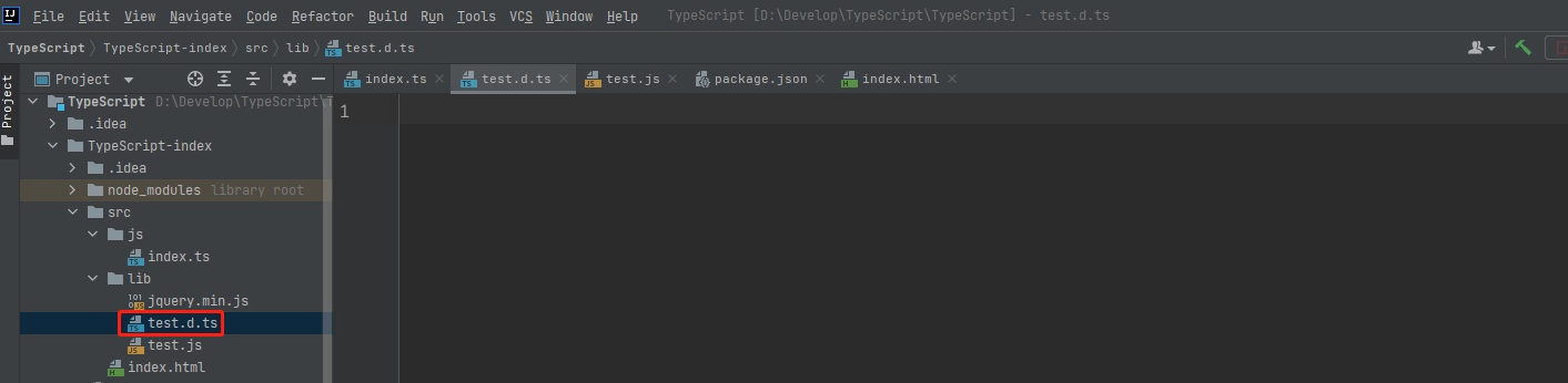 TypeScript-声明文件